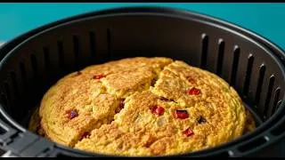 Thumbnail: Healthy Oat Omelette in Air Fryer & Stovetop | Easy High-Protein Breakfast