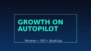 Thumbnail: How We Put Clinics on Autopilot (Reviews, SEO & Bookings Done For You)