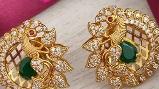 Thumbnail:  🦚 Peacock Stud Earrings Design | Trending Peacock Earrings 