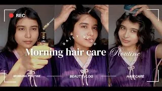 Thumbnail: 👉 My Morning Hair Care Routine ✨ | Healthy Hair & Less Hair Fall 🍁 