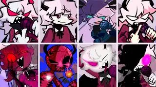 Thumbnail: Friday Night Funkin' - Crimsong but everytime it's Selever turn a Different Skin Mod is used