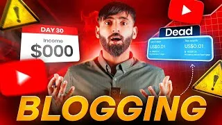 Thumbnail: BLOGGING is Dead || Time to stop Wasting time on Blogging 
