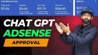 Thumbnail: Google AdSense Approval with ChatGpt || COPY PASTE AdSense Approval