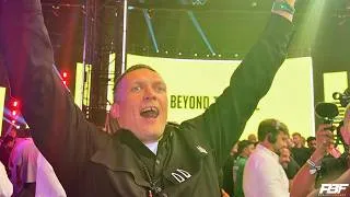 Thumbnail: OLEKSANDR USYK SECONDS AFTER ANTHONY JOSHUA CLIMBS OFF CANVAS TO KNOCK OUT KRISTIAN PRENGA