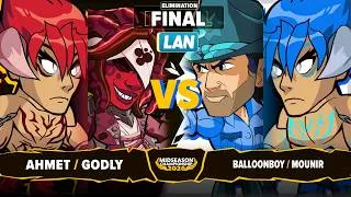 Thumbnail: Godly & Ahmet vs BalloonBoy & Mounir - Elimination Final - Midseason Championship 2026 - LAN 2v2