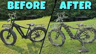Thumbnail: DIY Camo Spray Painting An E-bike | Rusto-Oleum Camouflage Paint