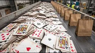 Thumbnail: How Old Playing Cards Are Recycled Into Paper Bags