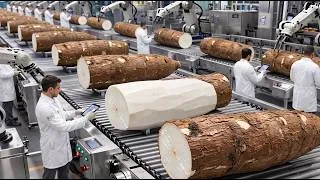Thumbnail: How Cassava Roots Become Tapioca Pearls | Have You Ever Seen A Massive Tapioca Factory?