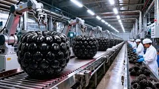 Thumbnail: Inside a Modern Blackberry Jam Factory: From Fresh Blackberries to Thick Berry Jam (Full Process)