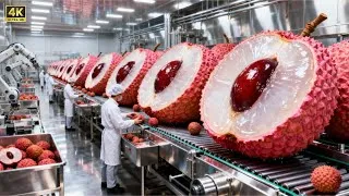 Thumbnail: Inside a Modern Lychee Factory: From Fresh Lychees to Canned Lychee in Syrup (Full Process)