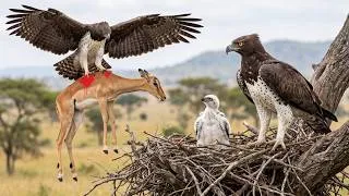 Thumbnail: Martial Eagle: A Deadly Hunt to Keep One Chick Alive | Wildlife Documentary