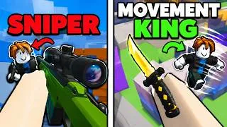 Thumbnail: I Beat A Sniper & Movement King in Roblox Rivals