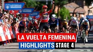 Thumbnail: Late Attack Leads To Finale! | La Vuelta Femenina 2023 Highlights - Stage 4
