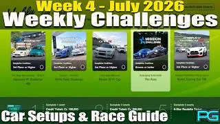 Thumbnail: Gran Turismo 7 | Weekly Challenges Guide | July Week 4 2026