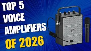 Thumbnail: Top 5 BEST Voice Amplifiers of 2026