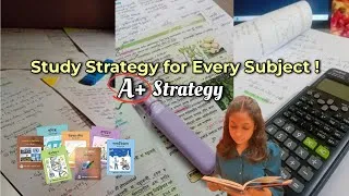 Thumbnail: How I Studied Every Subject for SSC A+ 📚✨ 