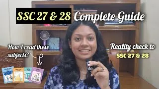 Thumbnail: Complete Guideline for SSC 27 & 28! 📚✨️
