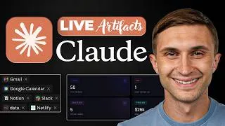 Thumbnail: Claude Live Artifacts just dropped... ALL your tools in one place!