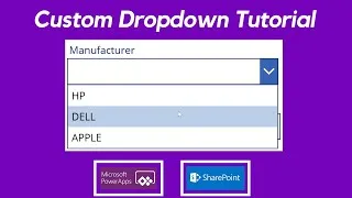 Thumbnail: How to create custom Dropdowns | PowerApps Tutorial Step by step