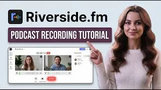 Thumbnail: Riverside Podcast Recording Tutorial 2026 (Record Your First Podcast)