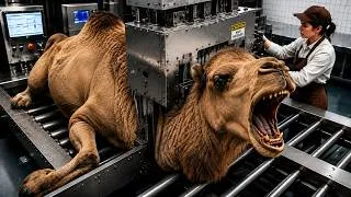 Thumbnail: Inside the Camel  Factory | How Camel Biryani Is Made | From Giant Camel Meat to Biryani