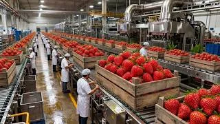 Thumbnail: Inside the Strawberry Chocolate Milkshake Factory | How Millions of Bottles Are Produced Every Day