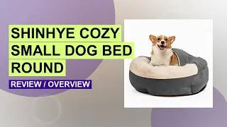 Thumbnail: ShinHye Small Dog Bed Review: Cozy & Anti-Anxiety Pet Cave!
