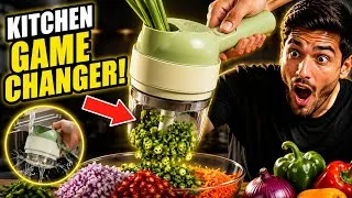 Thumbnail: 4-in-1 Electric Vegetable Cutter Review | Fast Kitchen Prep