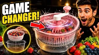 Thumbnail: Manual Fruit Washer Spinner Review | Easy Way to Clean Produce #vegetablecleaner #viral