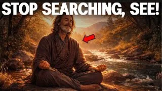 Thumbnail: Alan Watts’ Message: Stop Seeking, Start Waking Up