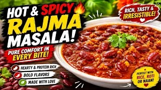 Thumbnail: The Best Rajma Masala You'll Ever Taste! 🤤🔥 | Professor of kitchen