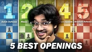 Thumbnail: 5 BEST Chess Openings To Destroy D4! Explained in Hindi