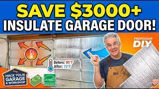 Thumbnail: I Insulated My Garage Door to lower my energy bill Saved $3,000 (Here's How)