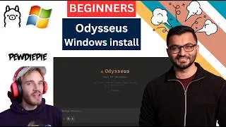 Thumbnail: [BEGINNER-FRIENDLY] Install PewDiePie's Odysseus AI on Windows from scratch