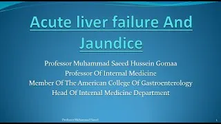 Thumbnail: Acute liver failure Part I