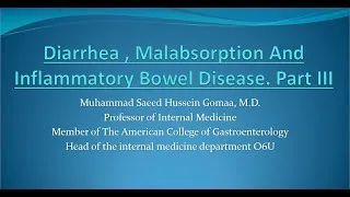 Thumbnail: Diarrhea malabsorption and IBD  Part III