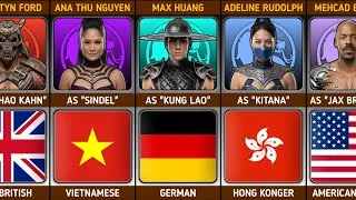 Thumbnail: Nationalities of the Cast of Mortal Kombat I & II (2021/26 Movies) | Mortal Kombat Comparison 2026
