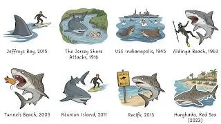 Thumbnail: Every SHARK ATTACK Explained in 10 Minutes