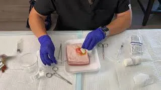 Thumbnail: Abscess I & D Simulation #shorts #abscess #boil