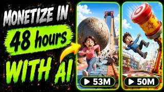 Thumbnail: This New Secret Al Niche Got 53M Views! (Using FREE AI Tools)