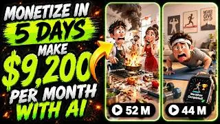 Thumbnail: This Secret 2D AI Niche Got 52M Views! (Make $9,200/Month)