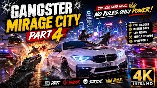 Thumbnail: THE CITY WAR BEGINS! 🔥 CRAZY GUN FIGHT & CAR DRIFT | Gangster Mirage City Part 4
