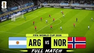 Thumbnail: 🔥 Argentina 🇦🇷 vs Norway 🇳🇴 | International Friendly 2026 | FIFA 23 Gameplay | Full Match & Goals ⚽🏆