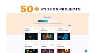 Thumbnail: 50+ Python Projects for Beginners | Wall of Inspiration