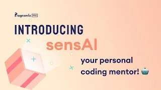 Thumbnail: Introducing sensAI - Your Personal Coding Mentor🤖🤖