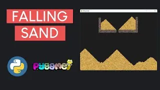 Thumbnail: Falling Sand Simulation ( like Noita ) Python & Pygame Tutorial (OOP)