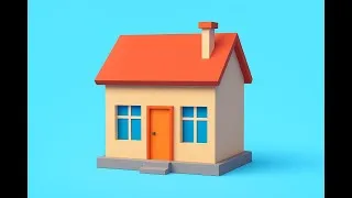 Thumbnail: Blender Low Poly House Modeling Tutorial for Beginners | Easy Step-by-Step Guide