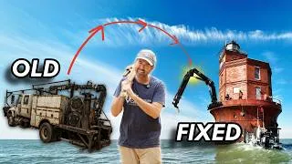 Thumbnail: Turning an Old Crane Truck Into a Lighthouse Crane