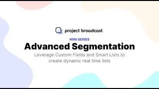 Thumbnail: New PB Updates - Live Demo w/ CEO, Jake Dempsey: Custom Fields, Smart Lists, & Advanced Segmentation
