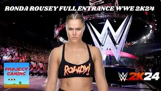 Thumbnail: Ronda Rousey Full Entrance WWE 2K24